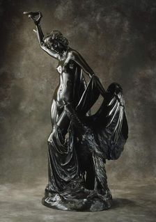 Hebe and the Eagle of Jupiter, between c.1853 and c.1855. Creator: Francois Rude