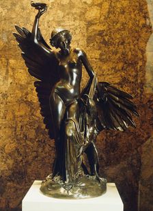Hebe and the Eagle of Jupiter, modeled c. 1852 (cast c. 1860/80). Creator: Francois Rude