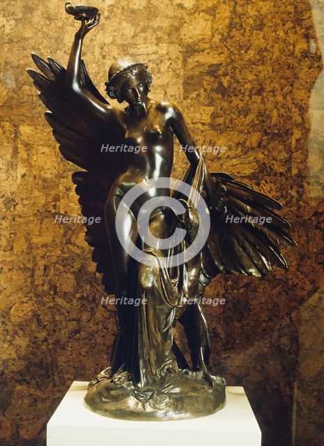 Hebe and the Eagle of Jupiter, modeled c. 1852 (cast c. 1860/80). Creator: Francois Rude.