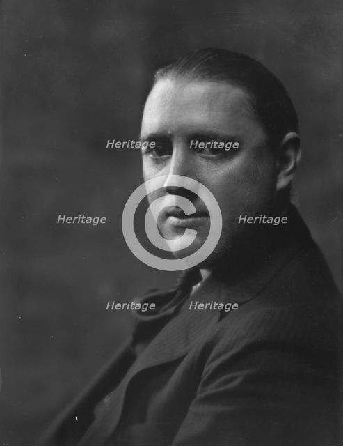 Heberhart, Mr., portrait photograph, 1916. Creator: Arnold Genthe.