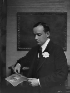 Hecht, Rudolph, Mr., portrait photograph, 1913. Creator: Arnold Genthe