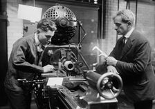 Hecox, C.W., Instructor in Machine Shop, D.C. Public Schools. Supervising Mfr. of Practices..., 1917 Creator: Harris & Ewing