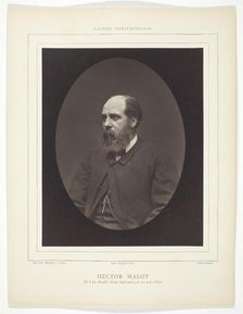 Hector Malot, c. 1876. Creator: Etienne Carjat