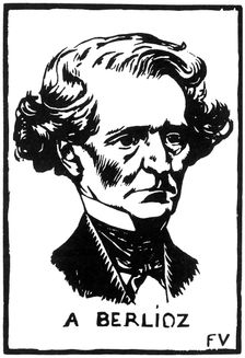 Hector Berlioz (1803-1869), 1891. Creator: Vallotton, Felix Edouard (1865-1925)