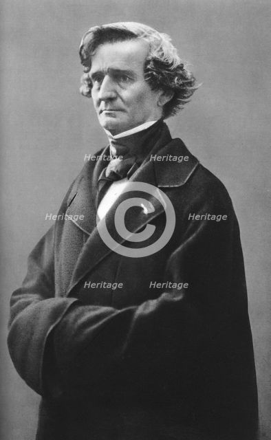 Hector Berlioz (1803-1869), French Romantic composer.  Creator: Nadar.