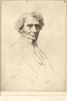Hector Berlioz. Creator: Alphonse Legros