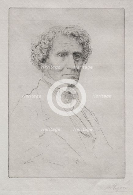 Hector Berlioz. Creator: Alphonse Legros (French, 1837-1911).