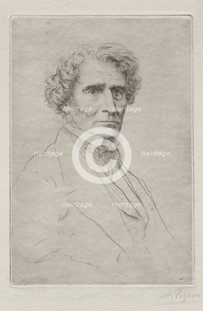 Hector Berlioz. Creator: Alphonse Legros (French, 1837-1911).