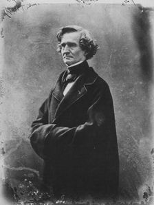 Hector Berlioz, French Romantic composer, c1863. Artist: Gaspard-Felix Tournachon