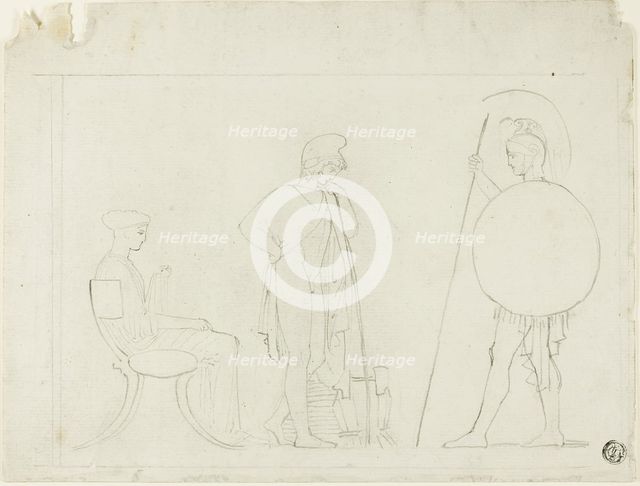 Hector Chiding Paris, n.d. Creator: John Flaxman.