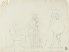Hector Chiding Paris, n.d. Creator: John Flaxman