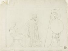 Hector Chiding Paris, n.d. Creator: John Flaxman