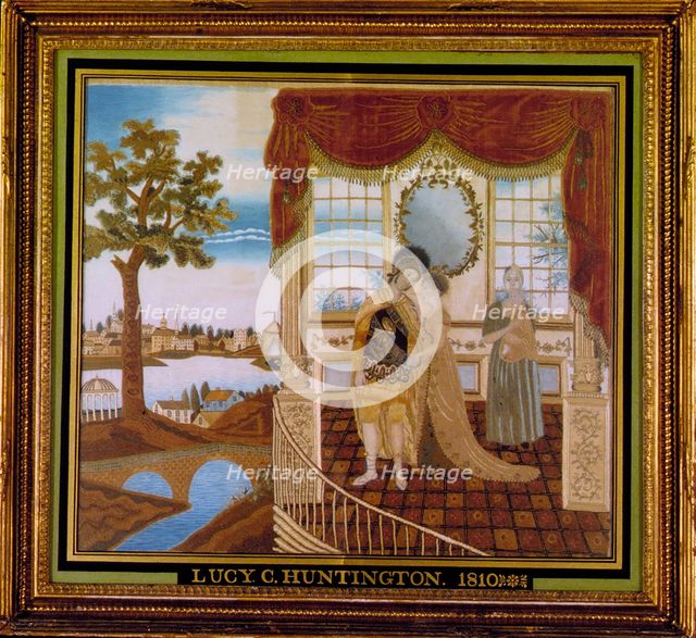 Hector Taking Leave of His Family, 1810. Creator: Lucy C Huntington.