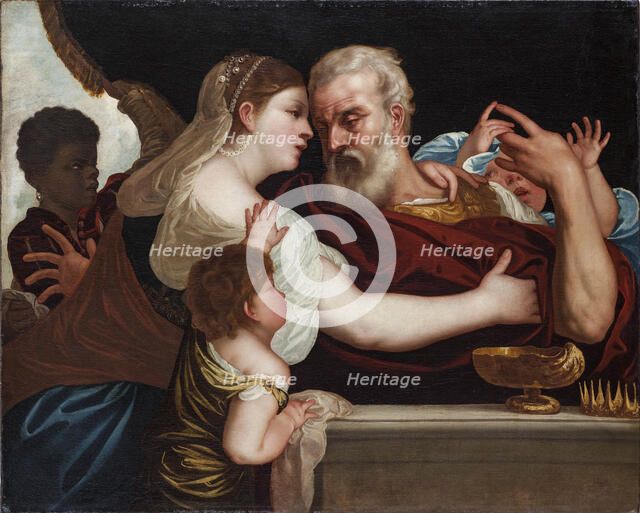 Hecuba and Priam, First half of the 17th century. Creator: Padovanino (1588-1649).