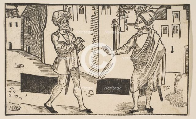 Hecyra, from The Comedie of Terence, 19th century reprint.n.d. Creator: Albrecht Durer.