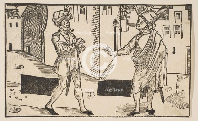 Hecyra, from The Comedie of Terence, 19th century reprint.n.d. Creator: Albrecht Durer.