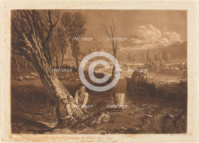 Hedging and Ditching, published 1812. Creator: JMW Turner.