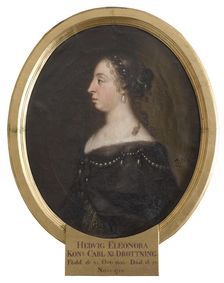 Hedvig Eleonora, 1636-1715, Princess of Holstein-Gottorp, Queen of Sweden, c17th century. Creator: David Klocker Ehrenstrahl