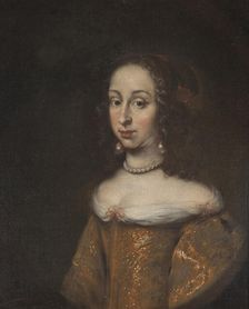 Hedvig Eleonora, 1636-1715, Princess of Holstein-Gottorp, Queen of Sweden, c.1651. Creator: Jurgen Ovens
