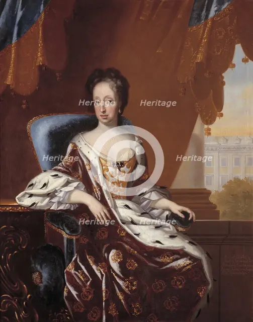 Hedvig Eleonora, Princess of Holstein-Gottorp, Queen of Sweden, late 17th-early 18th century. Creator: David von Krafft.