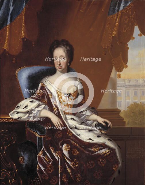 Hedvig Eleonora, Princess of Holstein-Gottorp, Queen of Sweden, late 17th-early 18th century.  Creator: David von Krafft.