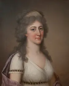Hedvig Elisabet Charlotta, 1759–1818, Queen of Sweden, 1797. Creator: Adolf Ulric Wertmüller