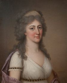 Hedvig Elisabet Charlotta, 1759–1818, Queen of Sweden, 1797. Creator: Adolf Ulric Wertmüller