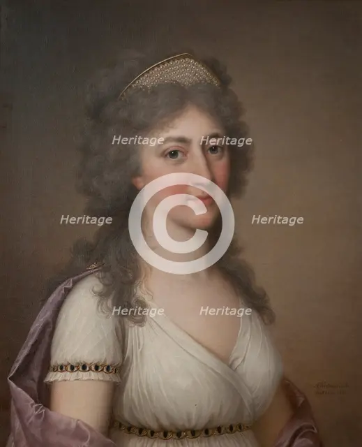 Hedvig Elisabet Charlotta, 1759–1818, Queen of Sweden, 1797. Creator: Adolf Ulric Wertmüller.
