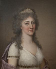 Hedvig Elisabet Charlotta, 1759–1818, Queen of Sweden, 1797. Creator: Adolf Ulric Wertmüller