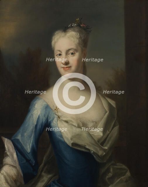 Hedvig Elisabet Paulin, 1716-1806, early-mid 18th century. Creator: Johan Henrik Scheffel.