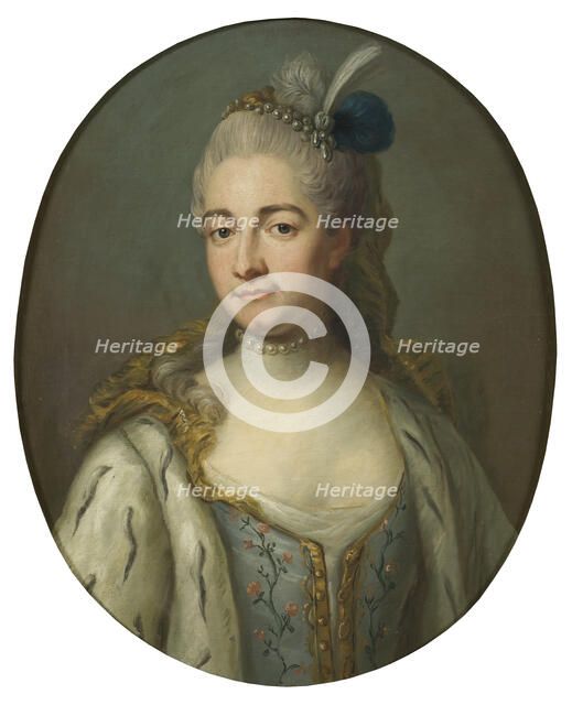 Hedvig Katarina de la Gardie, 1732-1800, mid-late 18th century. Creator: Jakob Bjorck.
