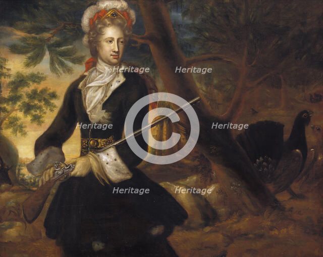 Hedvig Sofia, 1681-1708, Princess of Sweden, Duchess of Holstein-Gottorp, mid-late 17th century. Creator: Workshop of David Klöcker Ehrenstrahl.