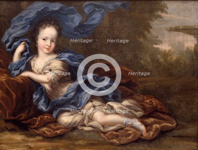 Hedvig Sofia, 1681-1708, Princess of Sweden, Duchess of Holstein-Gottorp, 1684. Creator: David Klocker Ehrenstrahl.