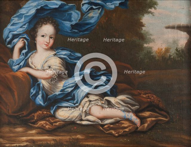 Hedvig Sophia of Sweden (1681–1708), Swedish princess and a Duchess Consort of Holstein..., 1684. Creator: Anna Maria Ehrenstrahl.