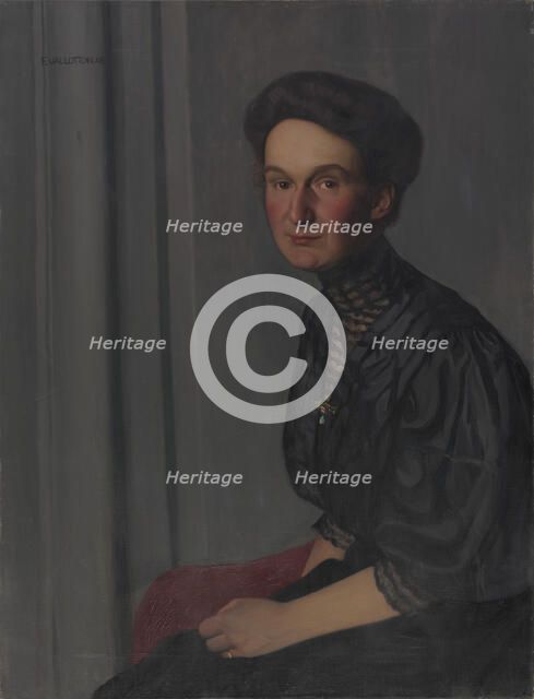 Hedy Hahnloser, 1908. Creator: Vallotton, Felix Edouard (1865-1925).