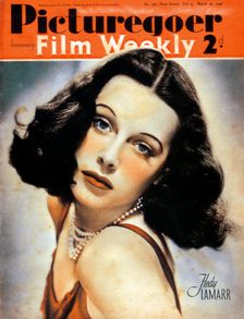 Hedy Lamarr (1914-2000), Austrian-born American actress, 1940