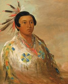 Hee-doh'ge-ats, a Young Man, 1837-1839. Creator: George Catlin