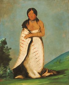Hee-láh-dee, Pure Fountain, Wife of The Smoke, 1832. Creator: George Catlin