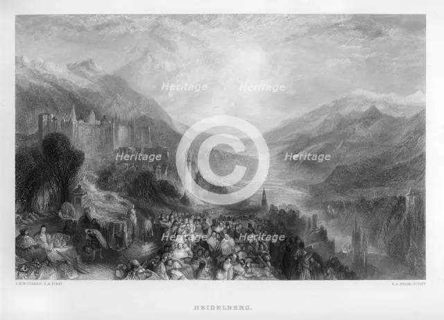 'Heidelberg', 19th century.Artist: TA Prior