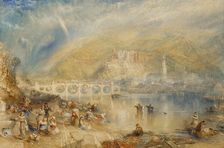 Heidelberg, with a Rainbow, . Creator: Turner, Joseph Mallord William (1775-1851)