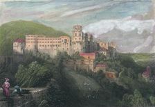 Heidelberg c1834. Artist: James Tibbitts Willmore