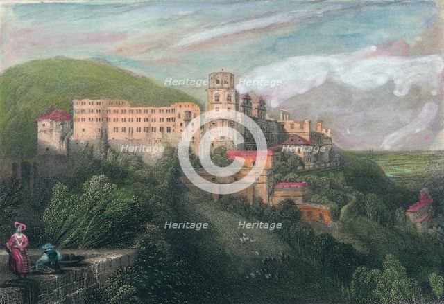 'Heidelberg', c1834. Artist: James Tibbitts Willmore.
