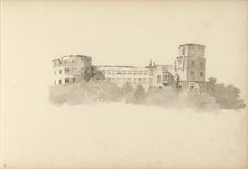 Heidelberg Castle, 1820-1896. Creator: Kasparus Karsen