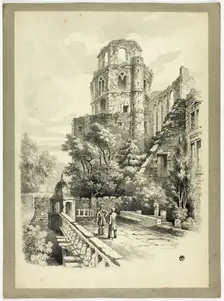 Heidelberg Castle, c.1830. Creator: Unknown