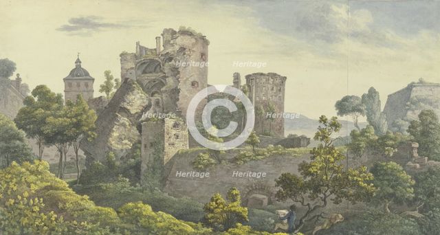 Heidelberg Castle, c1790-1794. Creator: Georg Melchior Kraus.