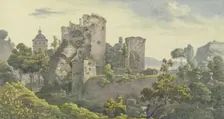 Heidelberg Castle, c1790-1794. Creator: Georg Melchior Kraus