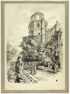 Heidelberg Castle, c.1830. Creator: Unknown