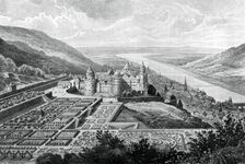 Heidelberg Castle, Germany, in 1620 (1903).Artist: Matthaus Merian