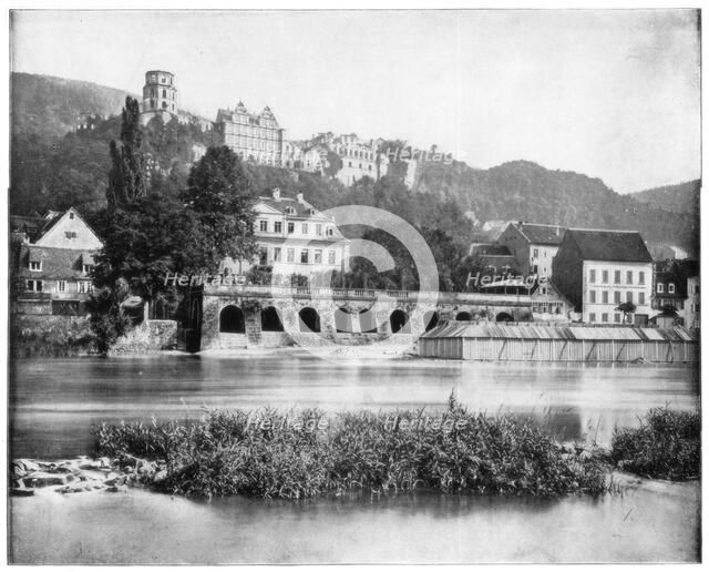 Heidelberg Castle, Germany, late 19th century.Artist: John L Stoddard
