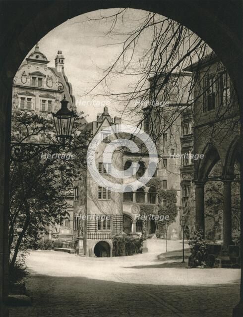 'Heidelberg. Courtyard of the Castle', 1931. Artist: Kurt Hielscher.